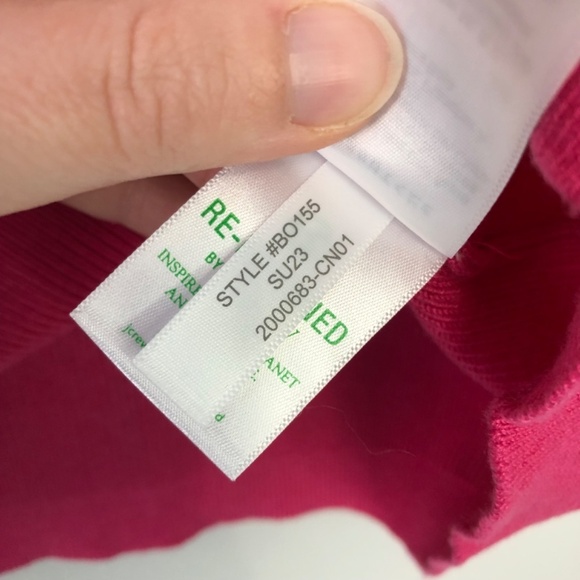 J Crew Pink Ribbed Lyocell Tencel Blend Sweater Tank XL - Picture 7 of 11